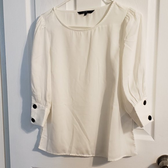 Vero Moda Button Sleeve Top: Size S - Picture 3 of 12
